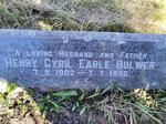BULWER Henry Cyril Earle 1902-1956