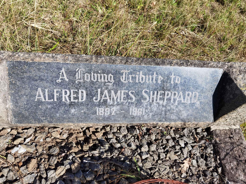 SHEPPARD Alfred James 1892-1961