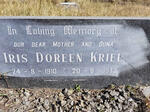 KRIEL Iris Doreen 1910-1973