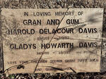 DAVIS Harold Delacour 1901-1983 & Gladys Howarth FOWLDS 1900-1987