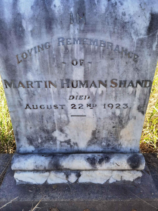 SHAND Martin Human -1923