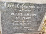 RANDT Paulus Jacobus, du 1877-1951