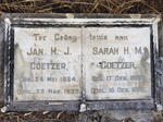 COETZER Jan H.J. 1864-1939 & Sarah H.M. 1868-1946