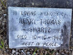 SWARTZ Henry Thomas -1963