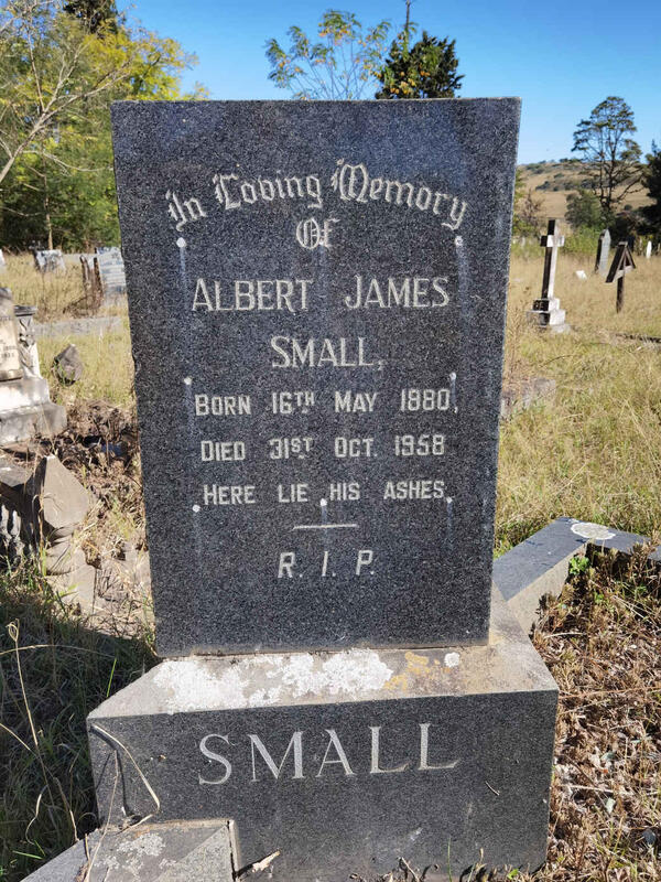SMALL Albert James 1880-1958