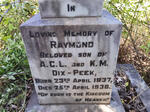 PEEK Raymond, DIX 1937-1938