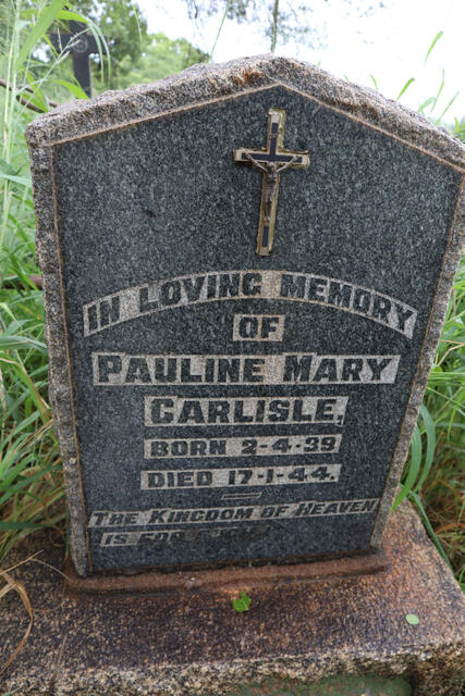CARLISLE Pauline Mary 1939-1944
