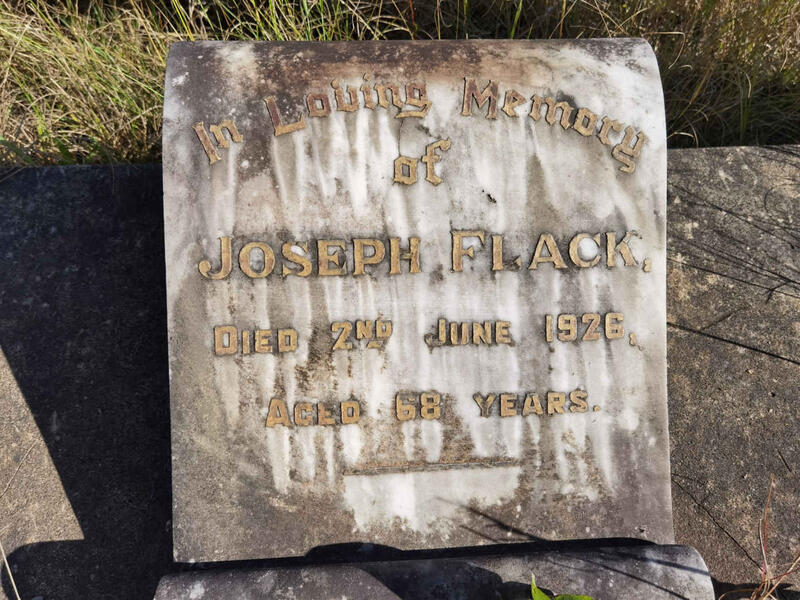 FLACK Joseph -1926