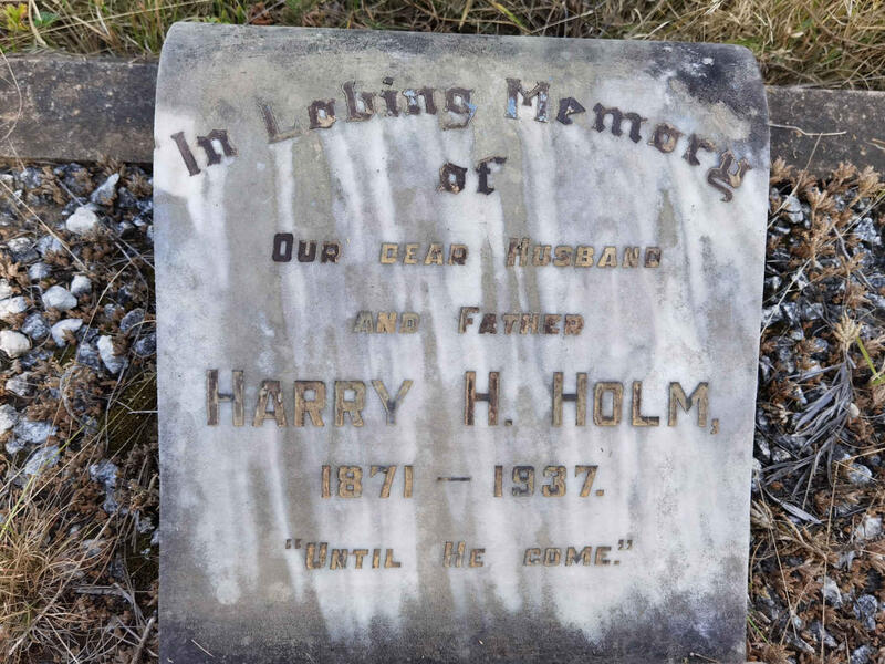 HOLM Harry H. 1871-1937