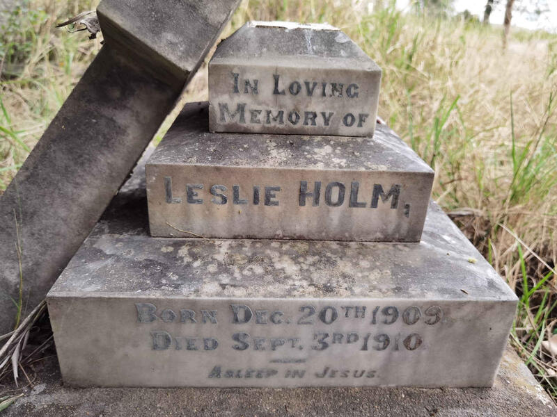 HOLM Leslie 1909-1910