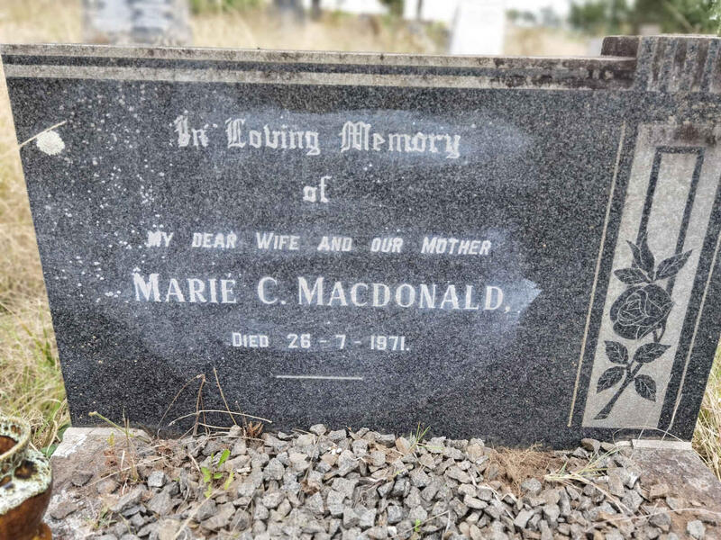 MACDONALD Marie C. -1971