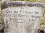 HARRIS Stanley Ernest 1912-1925