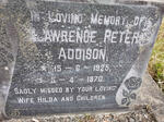 ADDISON Lawrence Peter 1925-1970