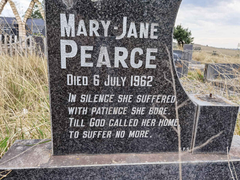 PEARCE Mary-Jane -1962