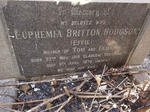 HODGSON Euphemia Britton 1919-1970
