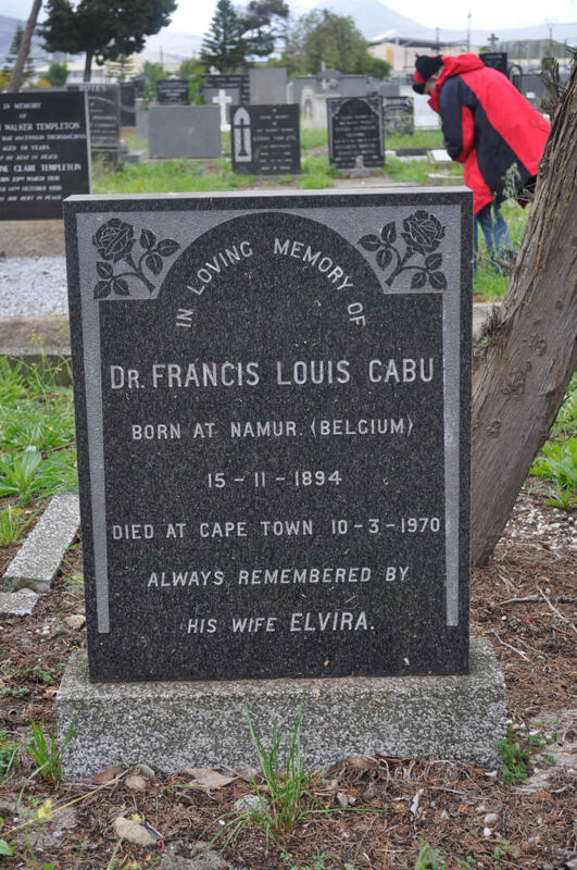 CABU Francis Louis 1894-1970