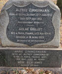ZIMMERMANN Alfred 1852-1913 & Marie 1857-1947 :: GRILLOT Aglae 1844-1923