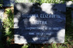 BOTHA Susanna Elizabeth nee HATTINGH 1853-1902