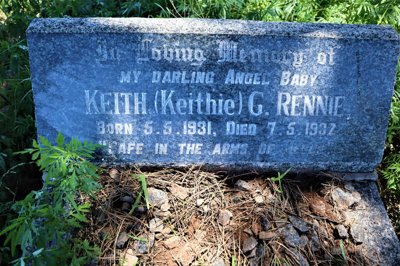 RENNIE Keith G. 1931-1932