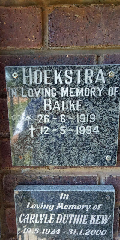 HOEKSTRA Bauke 1919-1994