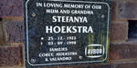 HOEKSTRA Stefanya 1923-1998