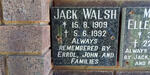 WALSH Jack 1909-1992