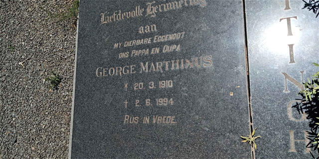 HATTINGH George Marthinus 1910-1994