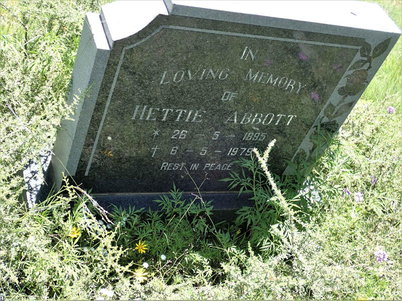 ABBOTT Hettie 1895-1979
