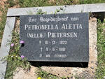 PIETERSEN Petronella Aletta 1922-1981