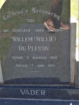PLESSIS Willem, du 1900-1983 & Bettie VAN STRAATEN 1900-1964