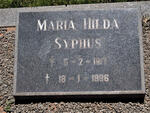 SYPHUS Maria Hilda 1917-1986
