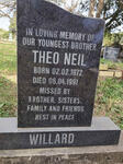 WILLARD Theo Neil 1972-1991