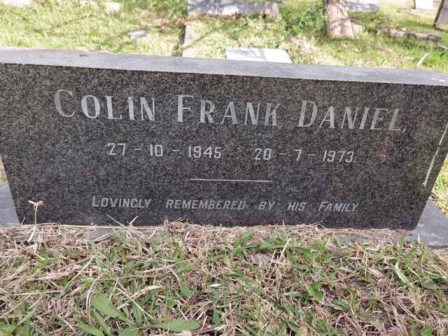 DANIEL Colin Frank 1945-1973