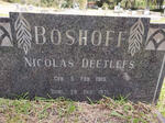 BOSHOFF Nicolas Deetlefs 1915-1971