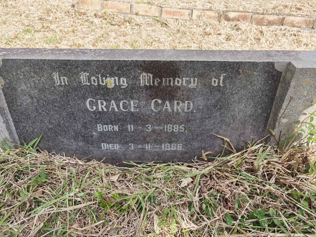 CARD Grace 1885-1966