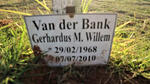 BANK Gerhardus M. Willem, van der 1968-2010