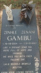 GAMBU Zinhle Zenani 2004-2007