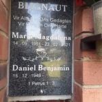 BLIGNAUT Daniel Benjamin 1949- & Maria Magdalena 1951-2021