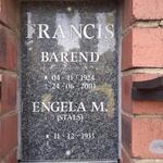FRANCIS Barend 1924-2003 & Engela M. STALS 1933-