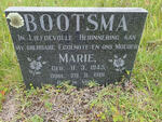 BOOTSMA Marie 1945-1981
