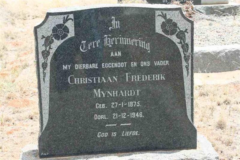 MYNHARDT Christiaan Frederik 1875-1946