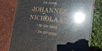 BOTHA Johannes Nicolaas 1943-2001