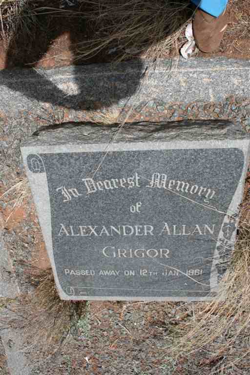 GRIGOR Alexander Allan -1961