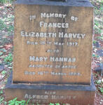 HARVEY Alfred & Frances Elizabeth -1917 :: HARVEY Mary Hannah -1908