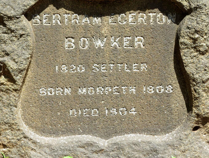 BOWKER Bertram Egerton 1808-1904