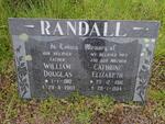 RANDALL William Douglas 1910-2003 & Cathrine Elizabeth 1916-1984
