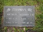 THOMAS Arthur 1913-1995 & Susanna J.J. 1916-1998