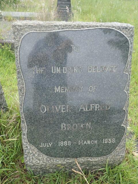 BROWN Oliver Alfred 1888-1958