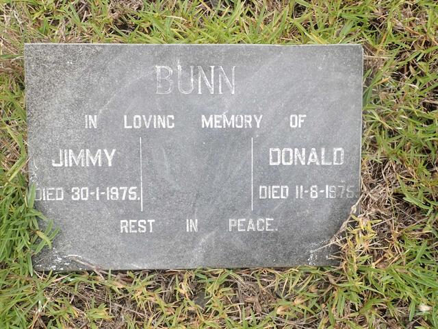 BUNN Jimmy -1975 :: BUNN Donald -1975