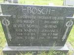 BOSCH Barend Johannes 1888-1958 & Hester Sophia MARAIS 1901-1961